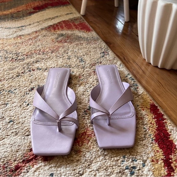 Jonathan Simkhai Shoes - Jonathan Simkhai The Shae Sandal in Lupine in a one-toe thong design. 
Size 7